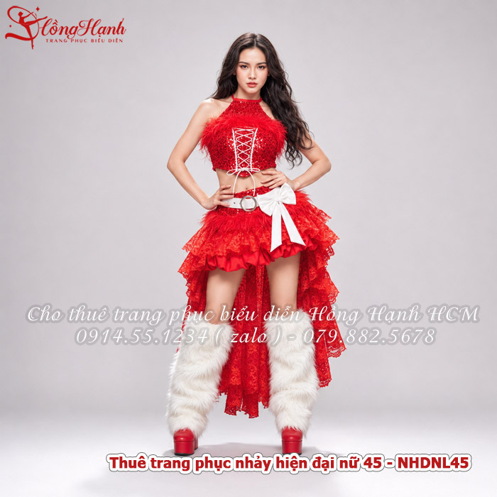 Thuê Trang Phục Nhảy Hiện Đại Nữ 45 Nhdnl4511